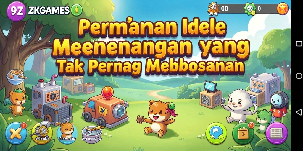 Tampilan gameplay 9ZKGAMES yang menarik dan dinamis.