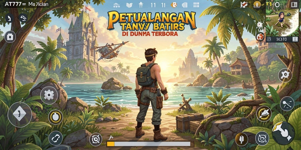 Tangkapan layar gameplay yang menampilkan eksplorasi di dunia terbuka.