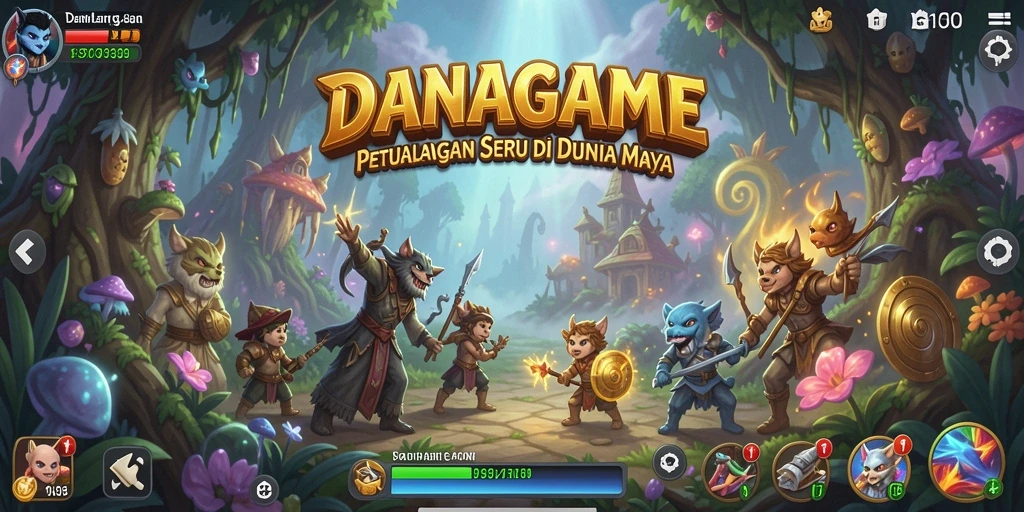 Gameplay mendebarkan dalam petualangan DANAGAME yang menunggu untuk dijelajahi.