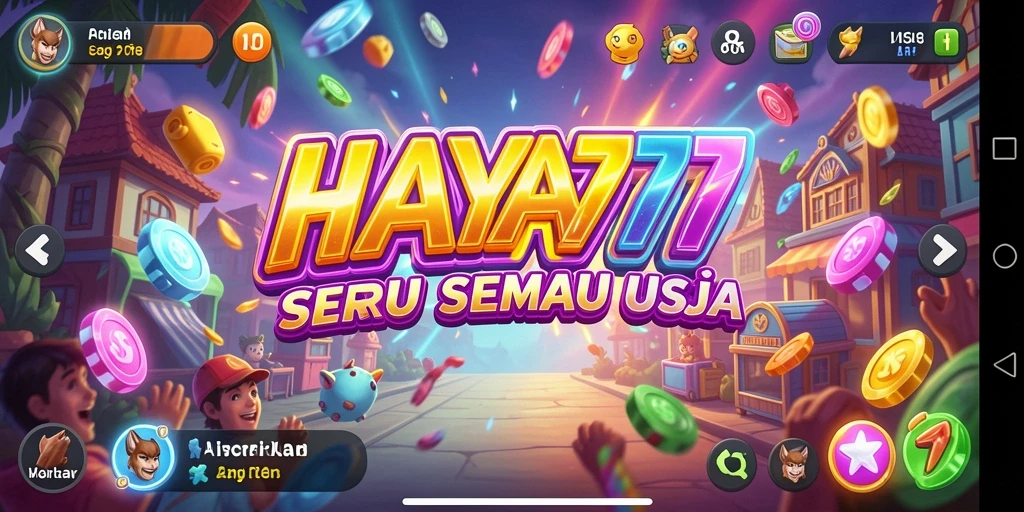Screenshot gameplay HAYA777 menampilkan aksi seru dari level arcade.