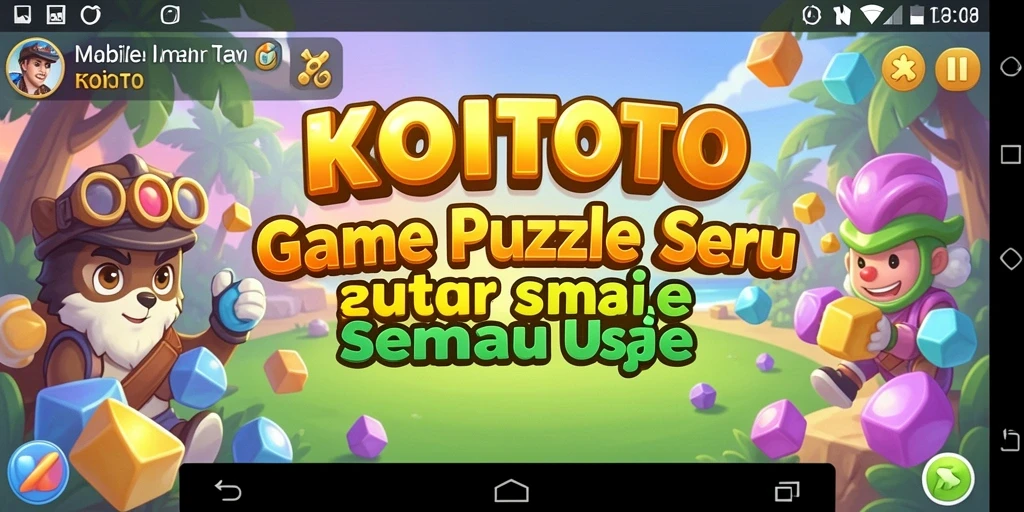 Gameplay Puzzle yang menantang dan seru dalam KOITOTO.