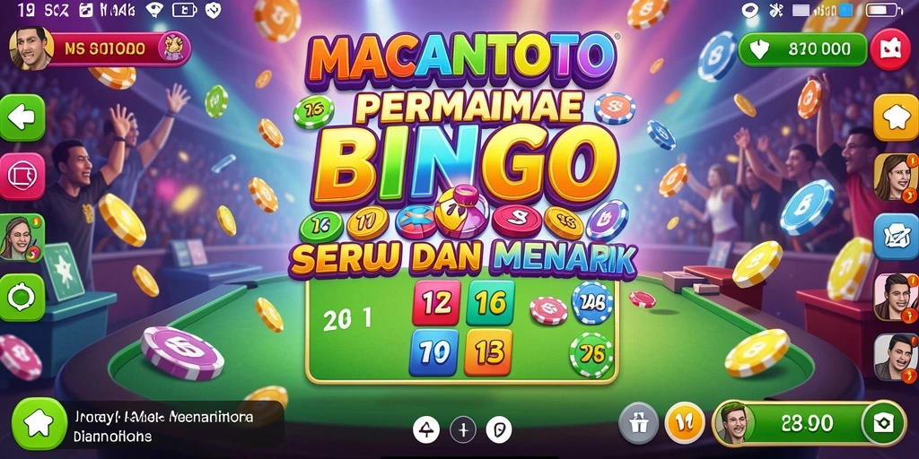 Tampilan permainan Bingo yang seru dan interaktif di MACANTOTO.