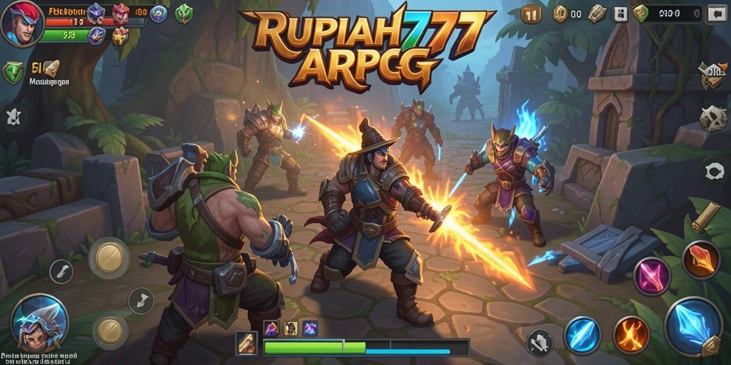 Tampilan menarik dari gameplay ARPG RUPIAH777 yang penuh aksi.