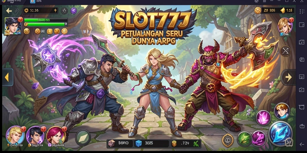 Tampilan gameplay SLOT777 yang mendebarkan dan penuh aksi.
