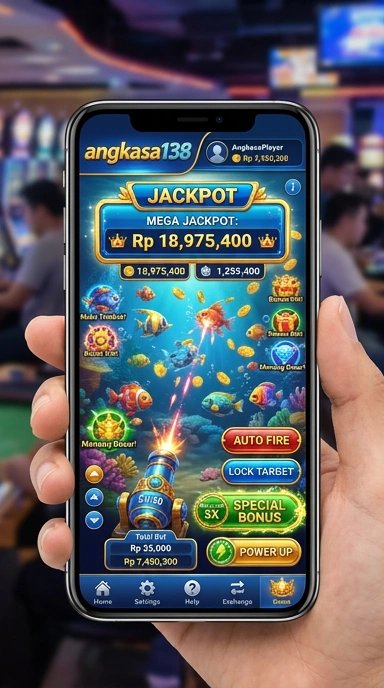 Screenshot menampilkan berbagai kategori aplikasi di Angkasa138 untuk diunduh.